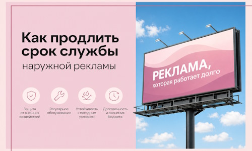 Как продлить срок службы наружной рекламы в Егорьевске